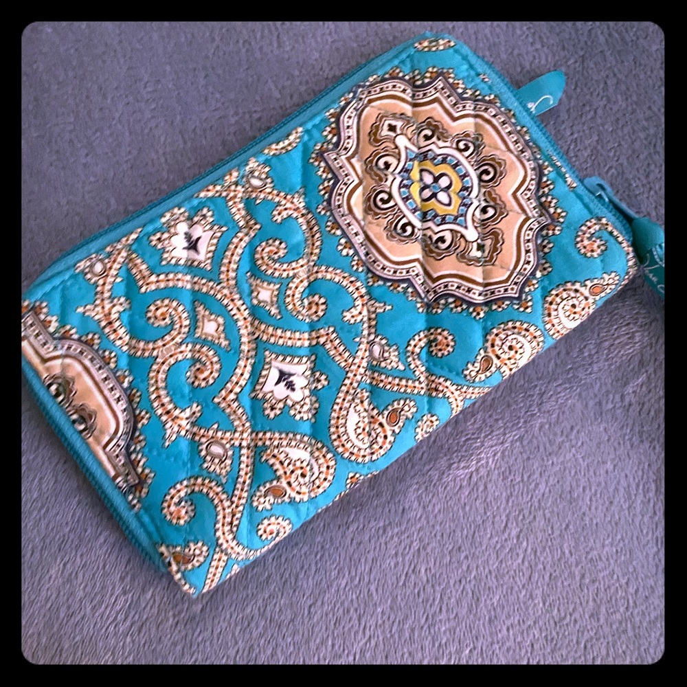 Vera Bradley Totally Turq Wallet/Wristlet